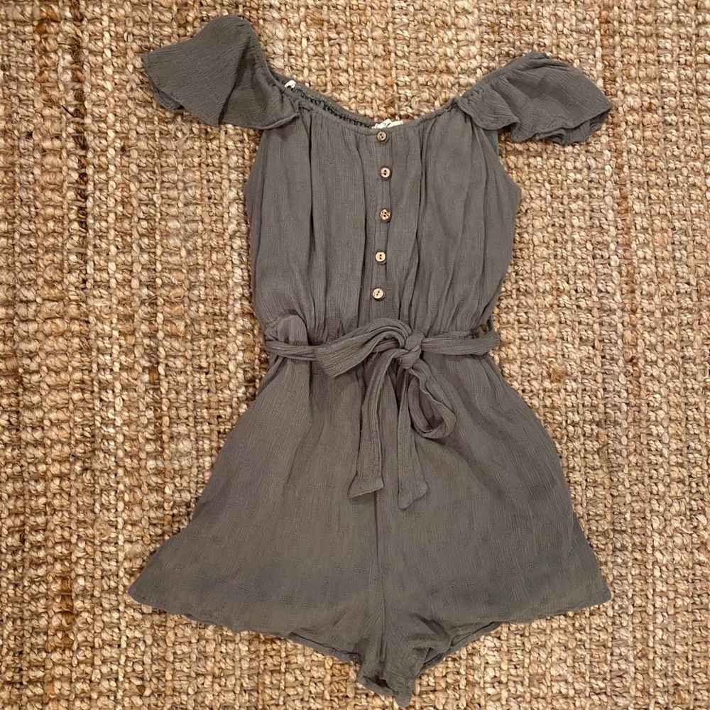 green lizard thicket romper